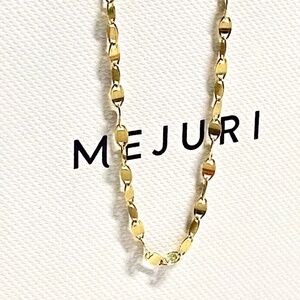Mejuri Anchor Chain 14K yellow gold Bracelet